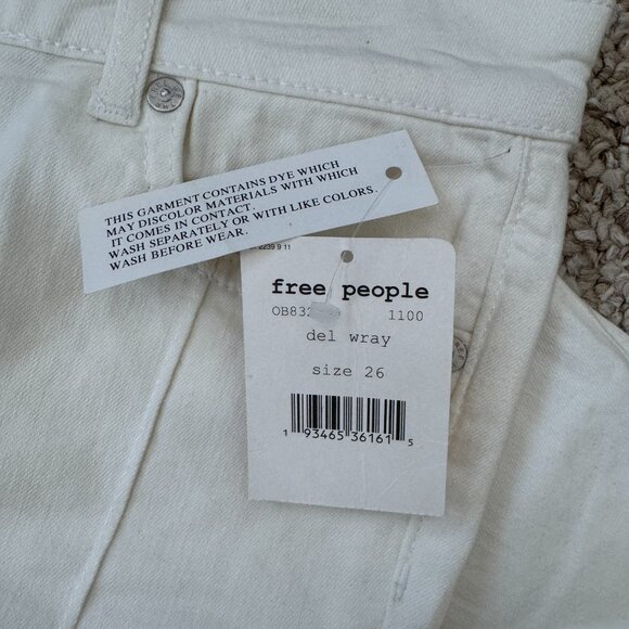 Free People Del Wray Step Raw Hem Skinny‎ Jeans NWT Sz 26 - Picture 12 of 14